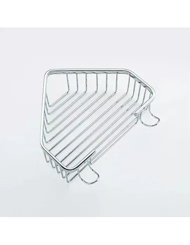 Полка для ванной Frap F351, угловая, нержавеющая сталь, хром