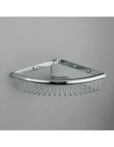 Полиця для ванної Frap F352, кутова, нержавіюча сталь, хром