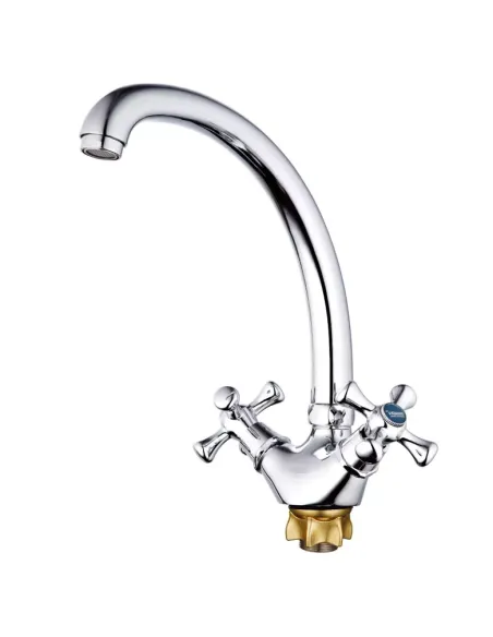 Смеситель для кухни Wezer TLB4-827 двухвентильный