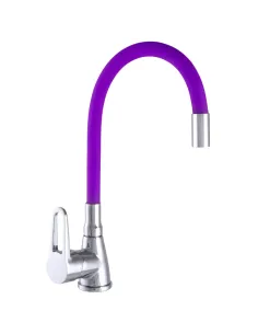 Смеситель для кухни Wezer SOP4-R045-PURPLE с гибким изливом