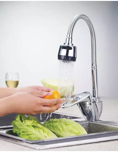 Смеситель для кухни Wezer YUB4-R279 с гибким изливом