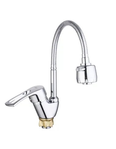 Змішувач для кухні Wezer YUB4-R279 з гнучким виливом