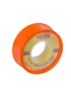 Фум лента Wezer PTFE желтая, 12x0,1 мм, 12 метров