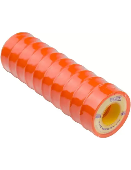 Фум стрічка Wezer PTFE жовта, 12x0,1 мм, 12 метрів