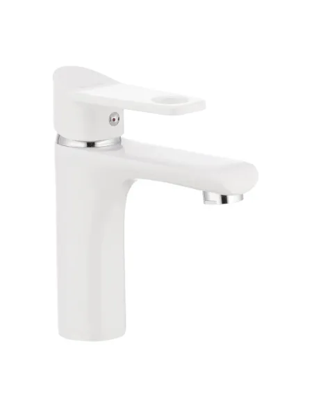 Змішувач для умивальника Mixxus Dallas 001 Nut White одноважільний, білий Змішувач для умивальника Mixxus Dallas 001 Nut White одноважільний, білий