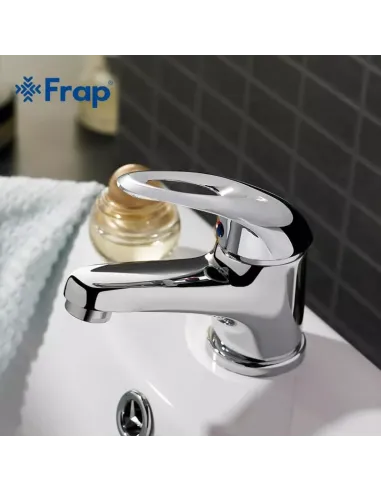 Смеситель для умывальника Frap F1003, хром, однорычажный