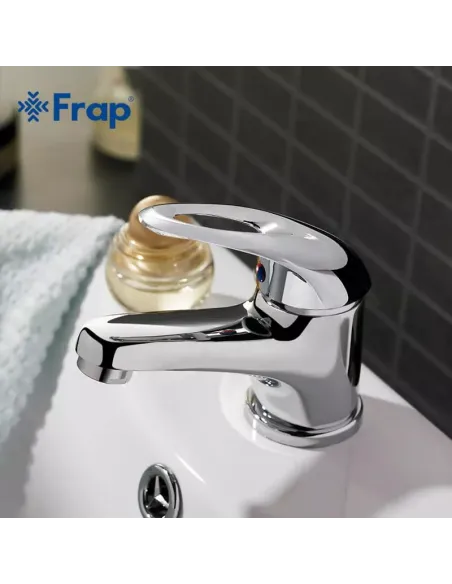 Смеситель для умывальника Frap F1003, хром, однорычажный