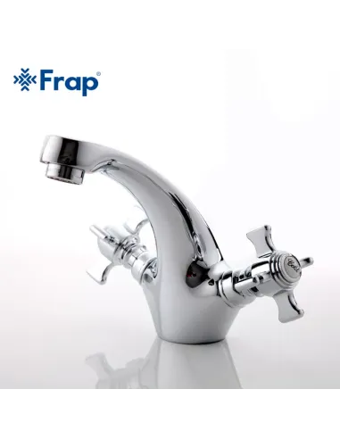Змішувач для раковини Frap F1024 двовентильний, хром.