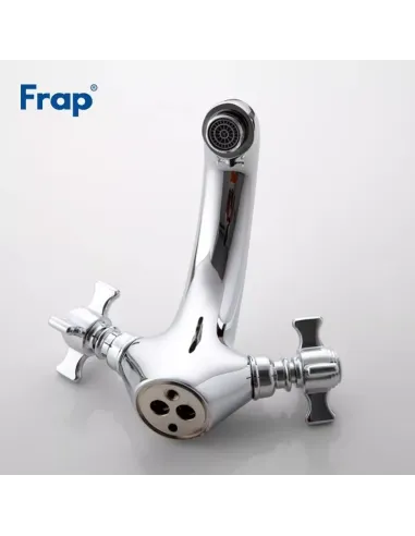 Змішувач для раковини Frap F1024 двовентильний, хром.
