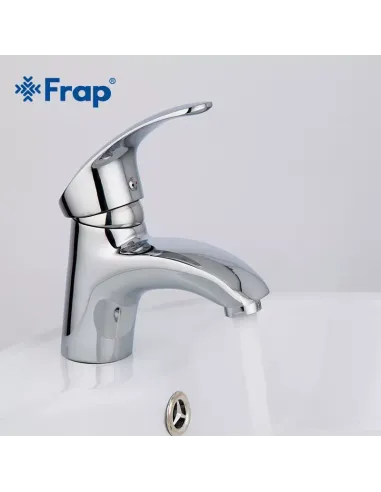 Змішувач для умивальника Frap F1021, хром, одноважільний