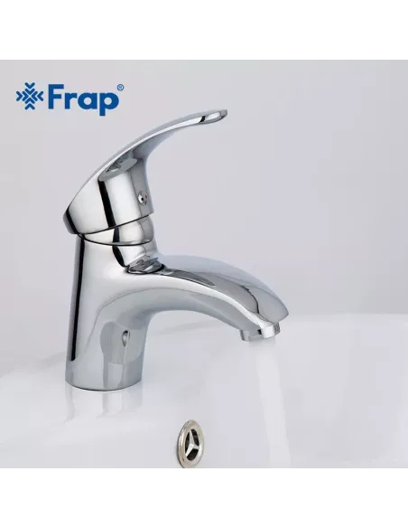 Змішувач для умивальника Frap F1021, хром, одноважільний