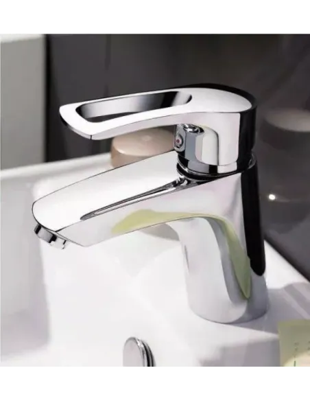 Змішувач для умивальника Frap F1066, хром, одноважільний