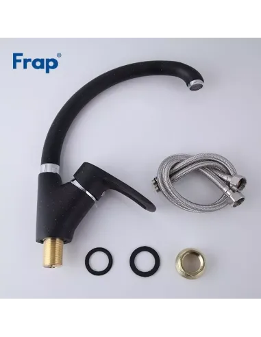 Змішувач для кухні Frap F4166-7, чорний