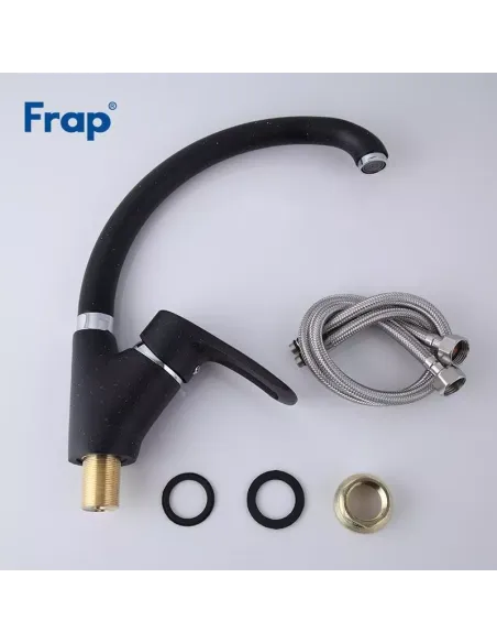 Змішувач для кухні Frap F4166-7, чорний