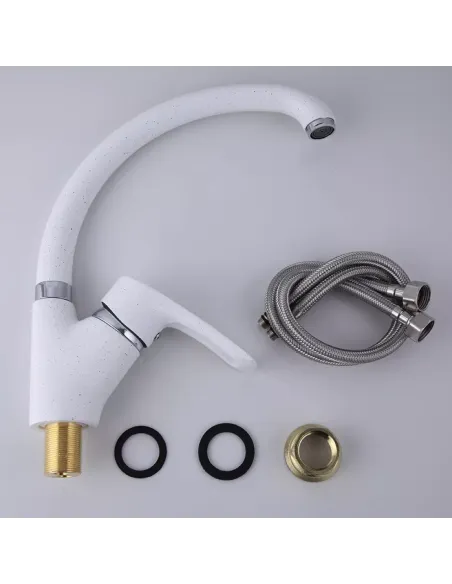 Смеситель для кухни Frap F4166-8, белый