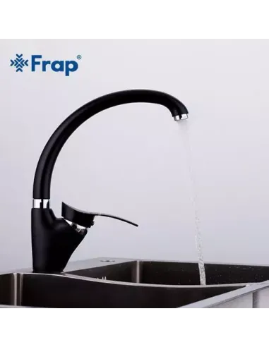 Змішувач для кухні Frap F4101-11, чорний