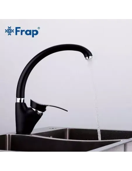 Змішувач для кухні Frap F4101-11, чорний