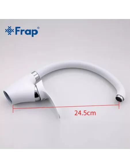 Смеситель для кухни Frap F4101-12, белый