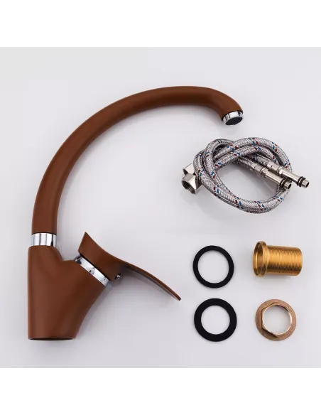 Смеситель для кухни Frap F4101-14, коричневый Смеситель для кухни Frap F4101-14, коричневый