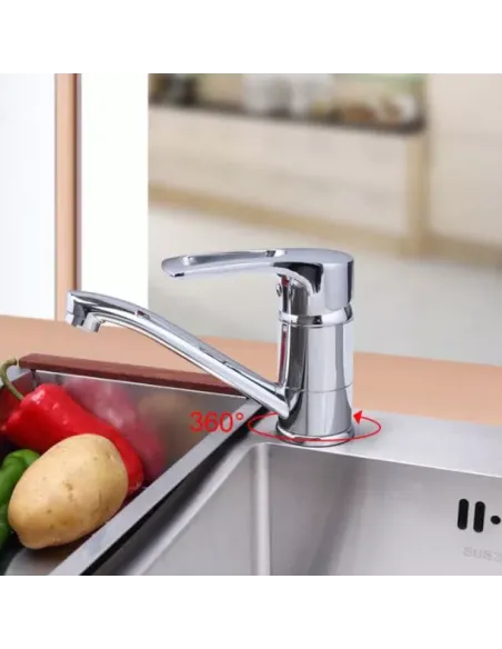 Смеситель для кухни Frap F4566-2, хром