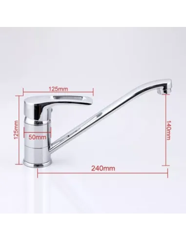 Змішувач для кухні Frap F4966, хром