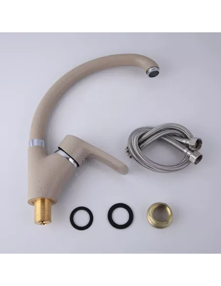 Змішувач для кухні Frap F4166-9, пісочний