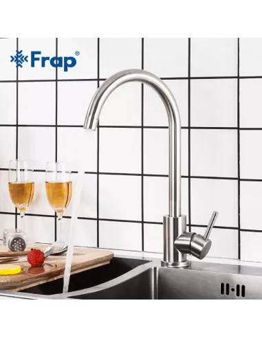 Смеситель для кухни Frap F40899, сатин