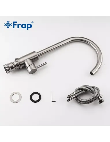 Змішувач для кухні Frap F40899, сатин