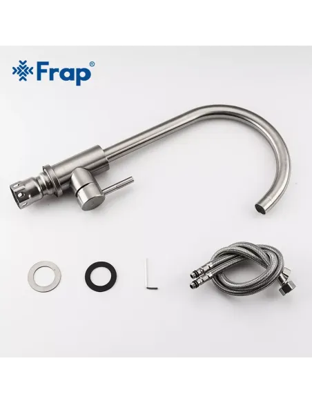 Змішувач для кухні Frap F40899, сатин
