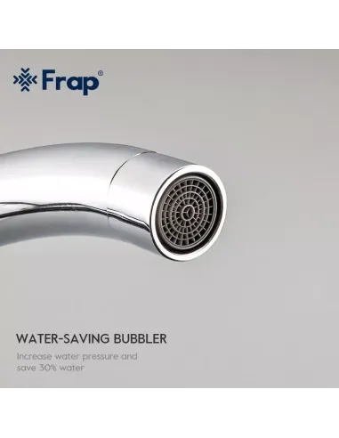 Змішувач для кухні Frap F4057, чорний