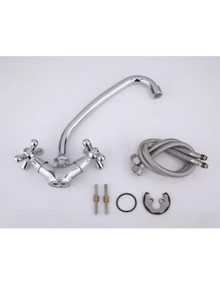 Смеситель для кухни Frap F4125 двухвентильный, хром Смеситель для кухни Frap F4125 двухвентильный, хром