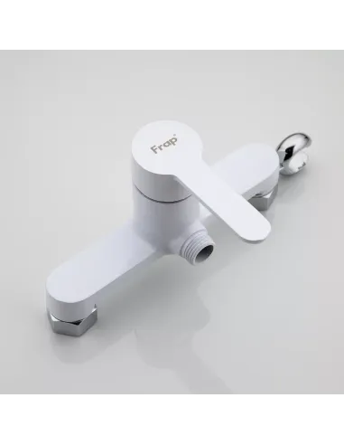 Набор для гигиенического душа со смесителем Frap F2041-8, белый