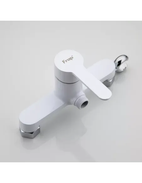 Набор для гигиенического душа со смесителем Frap F2041-8, белый