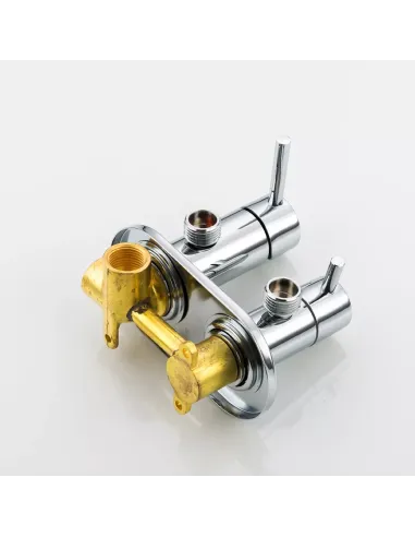 Набір для гігієнічного душу із змішувачем прихованого монтажу Frap F7508, хром