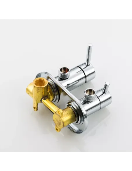 Набір для гігієнічного душу із змішувачем прихованого монтажу Frap F7508, хром