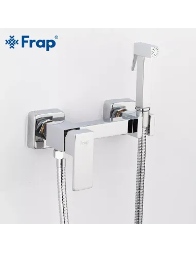 Набір для гігієнічного душу із змішувачем Frap F7504, хром