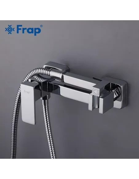 Набір для гігієнічного душу із змішувачем Frap F7504, хром