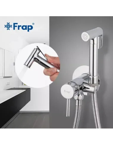 Набор для гигиенического душа со смесителем скрытого монтажа Frap F7505-2, хром