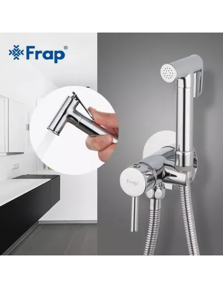 Набор для гигиенического душа со смесителем скрытого монтажа Frap F7505-2, хром