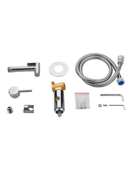 Набор для гигиенического душа со смесителем скрытого монтажа Frap F7505-2, хром