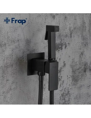 Набор для гигиенического душа со смесителем скрытого монтажа Frap F7506-6, черный