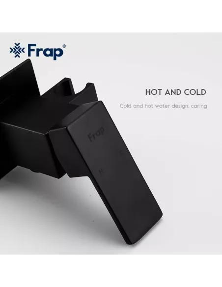 Набор для гигиенического душа со смесителем скрытого монтажа Frap F7506-6, черный
