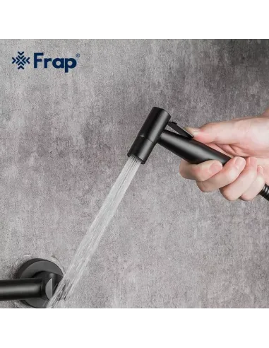 Набор для гигиенического душа со смесителем Frap F7503-6, черный