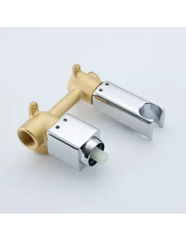 Набор для гигиенического душа со смесителем скрытого монтажа Frap F2084, хром