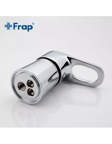 Набір для гігієнічного душу із змішувачем Frap F1250-2, з кріпленням на унітаз, хром