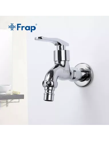 Монокран для умивальника Frap F522 настінний, хром