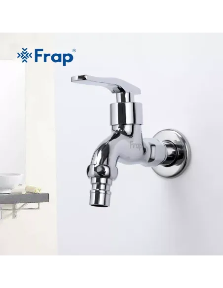 Монокран для умивальника Frap F522 настінний, хром