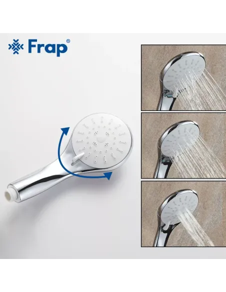 Душева система Frap F2431 з виливом, білий