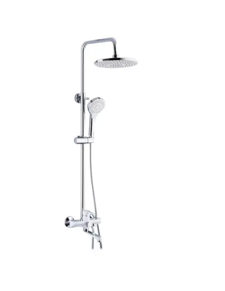 Душева система Frap F2441 з виливом, білий