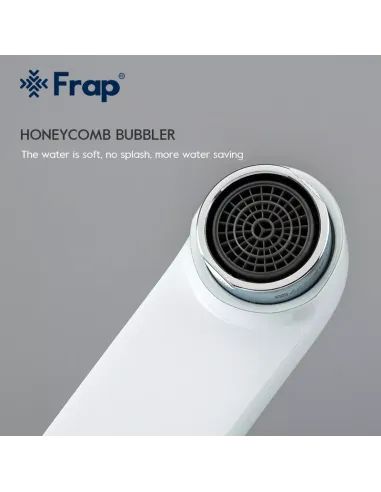 Душева система Frap F2449 з виливом, білий